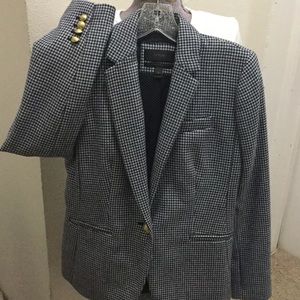 J. Crew Houndstooth Blazer